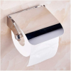 Wall-Mounted Toilet Paper Holder, Stainless Steel with cover