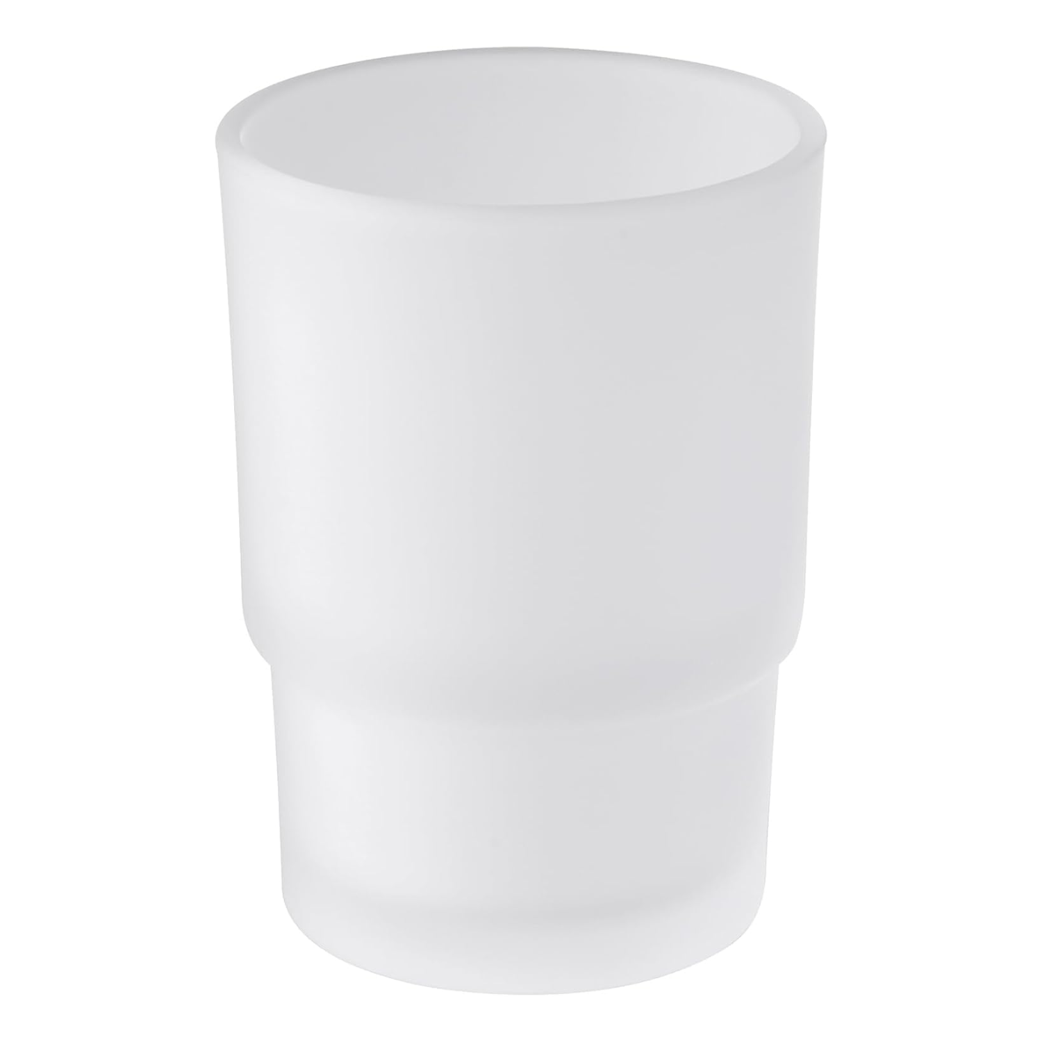 Angle Simple Frosted Glass Tumbler, Bathroom Toothbrush Holder