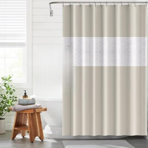 Waterproof Shower Curtain, Mildew Resistant, 180 x 200 cm