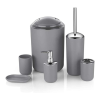 Bathroom set 6 pcs (grey)
