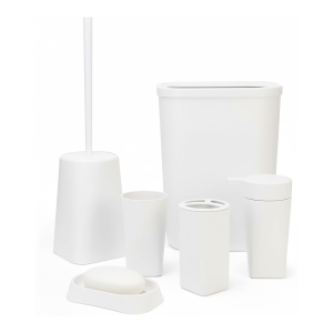 Bathroom Accessories Set,6-Piece Bathroom Gift Set