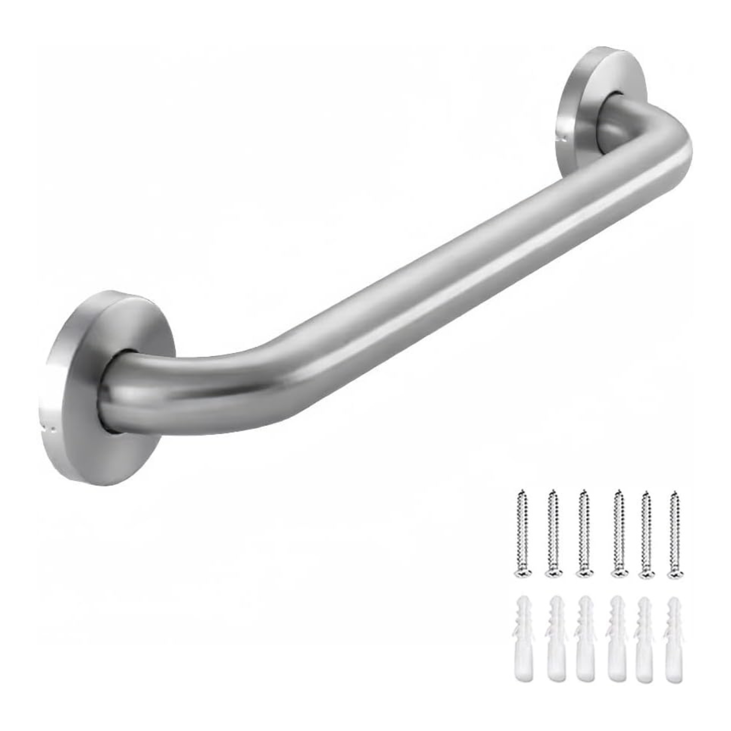 12 Inch Stainless Steel Shower Grab Bar,Shower Handle, Bathroom Balance Bar, Safety Hand Rail Support,Handicap, Elderly, Injury, Senior Assist Bath Handle, 12″*1.25″ UAE