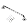 20 Inch Stainless Steel Bath Grab Bar - Sturdy Safety Handle with Screws Wall Mounted Balance Handrail Assit for Bathtub Shower Toilet Stairway Polished 20"*1", UAE
