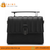 Elegant Black Structured Handbag with Wallet & Strap (Classic Black)